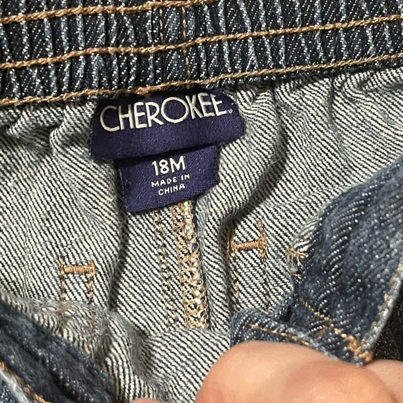 Bundle 2 Dark Denim 18 M Shorts Elastic Waist Band Boys’ Unisex - Picture 4 of 4